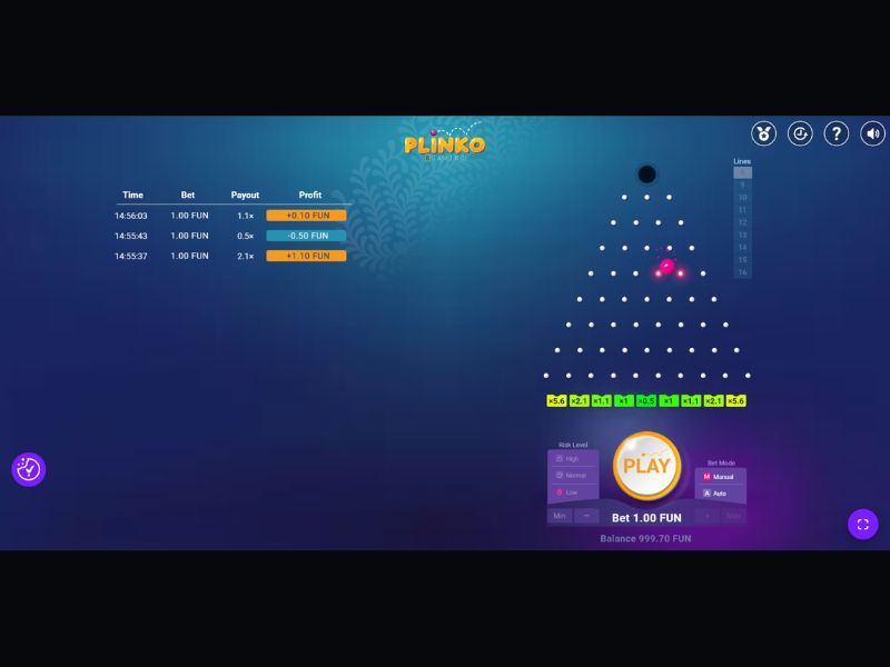 Play Plinko on Mobile