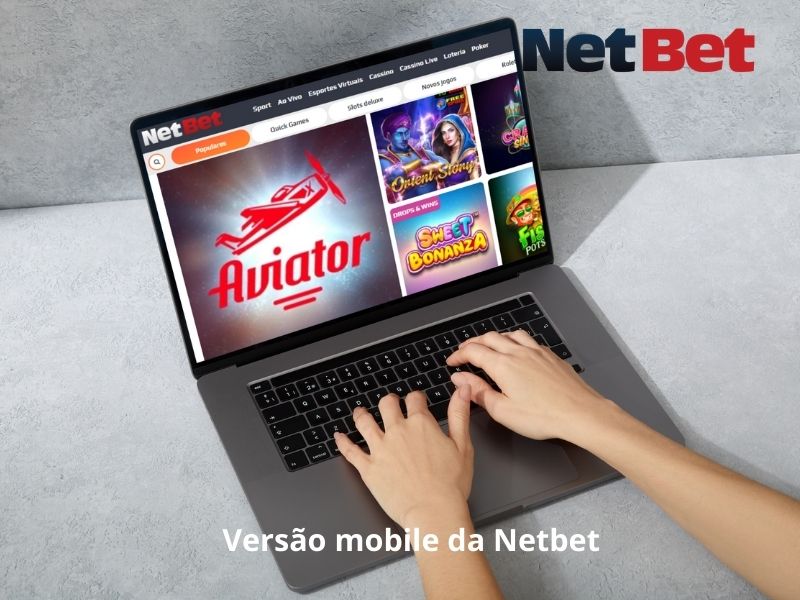 Versão mobile da Netbet